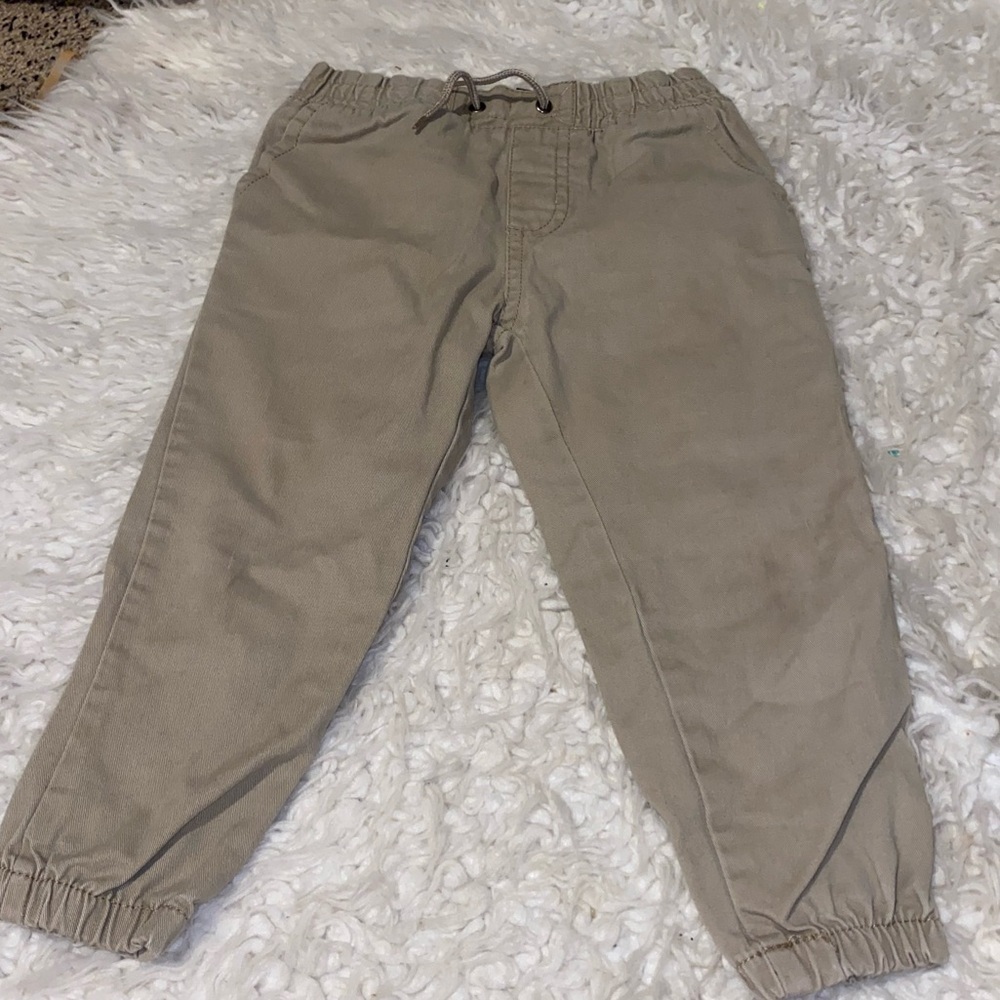 50%offw❤️ Echo unlimited Boys khaki joggers 4T k3